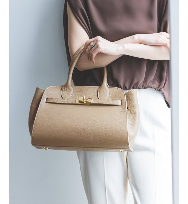 NOBLE「《WEB限定カラーあり》AULENTTI/オウレンティ バックル付きミニボストン」|ショルダー・メッセンジャー|