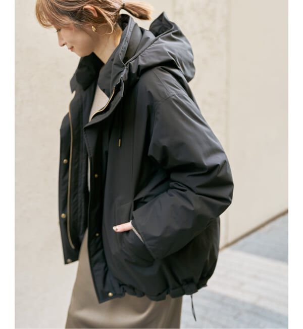 Spick and Span「《追加予約》2WAY撥水ダウンハーフコート」|ダウン|