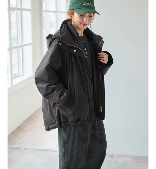 Spick and Span「《追加予約》2WAY撥水ダウンハーフコート」|ダウン|