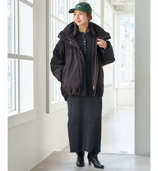 Spick and Span「《追加予約》2WAY撥水ダウンハーフコート」|ダウン|
