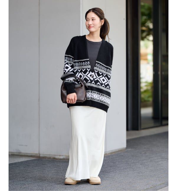 FRAMeWORK「≪新色 / 追加予約≫ジャガードカーディガン」|カーディガン|