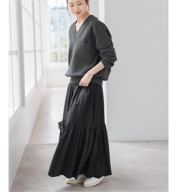 Spick and Span「《WEB限定 / 追加予約》J.J.Mercer / ジェイジェイマーサー 別注 Vネックプルオーバー」|ニット・セーター|