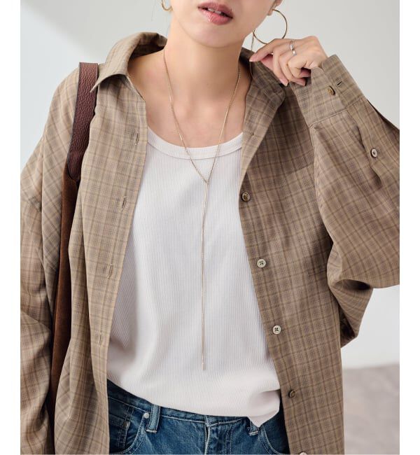 FRAMeWORK「RIB TUNK TOP」|タンクトップ|グレーB