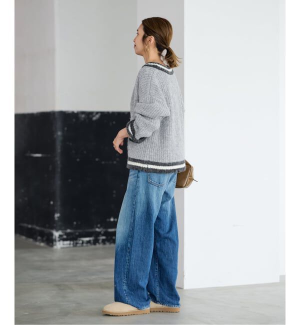 FRAMeWORK「≪一部カラーWEB限定 / 予約≫BICOLOR CARDIGAN」|カーディガン|