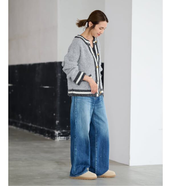 FRAMeWORK「≪一部カラーWEB限定 / 予約≫BICOLOR CARDIGAN」|カーディガン|