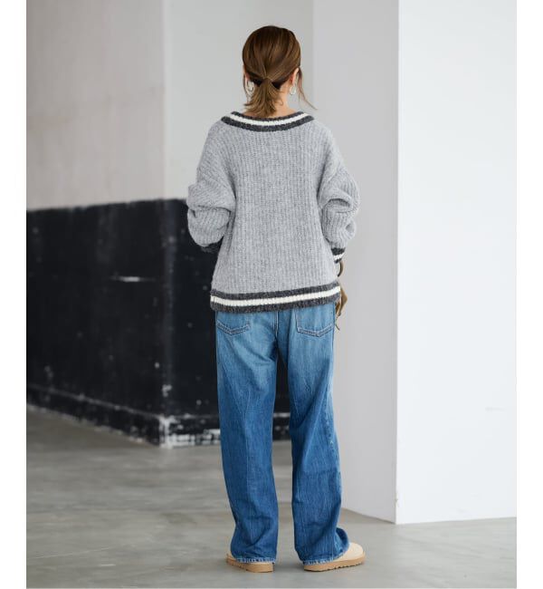 FRAMeWORK「≪一部カラーWEB限定 / 予約≫BICOLOR CARDIGAN」|カーディガン|