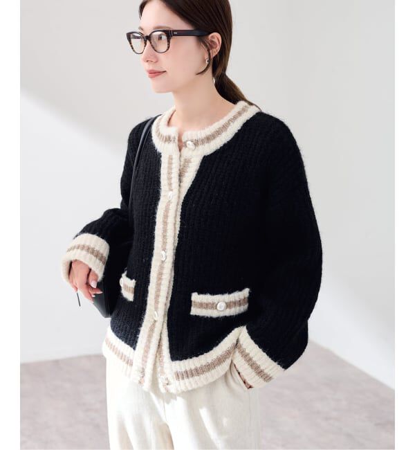 FRAMeWORK「≪一部カラーWEB限定 / 予約≫BICOLOR CARDIGAN」|カーディガン|