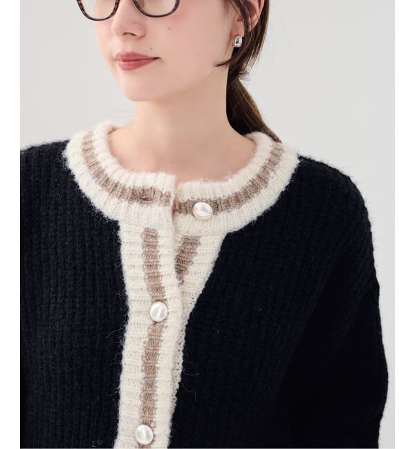 FRAMeWORK「≪一部カラーWEB限定 / 予約≫BICOLOR CARDIGAN」|カーディガン|
