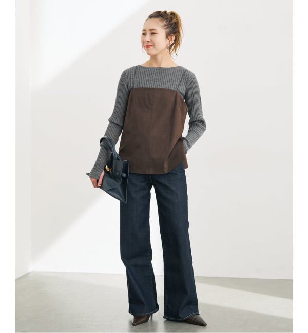 Spick and Span「《予約》リブニットプルオーバー」|ニット・セーター|