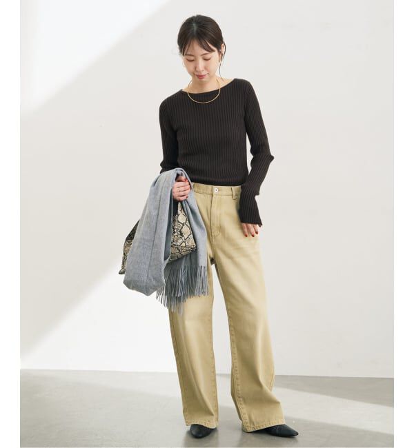 Spick and Span「《予約》リブニットプルオーバー」|ニット・セーター|