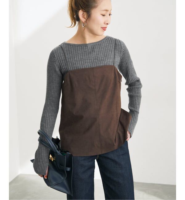 Spick and Span「《予約》リブニットプルオーバー」|ニット・セーター|
