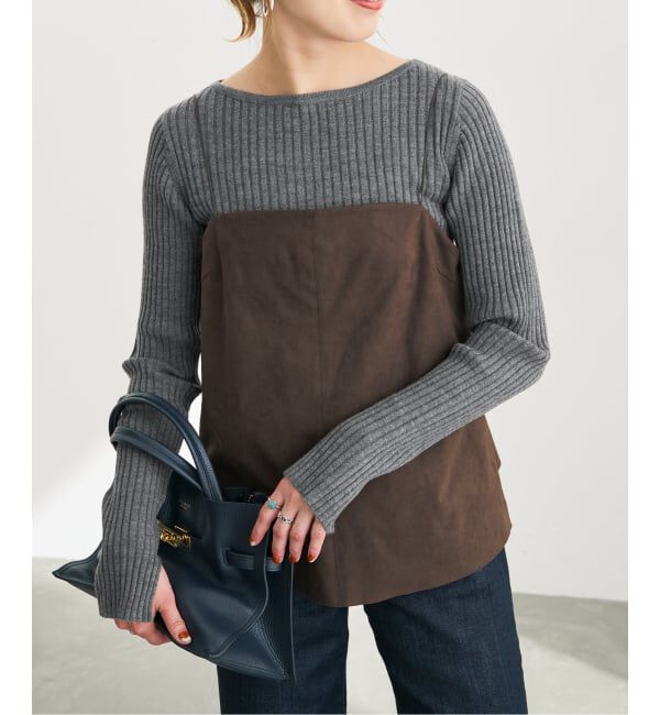 Spick and Span「《予約》リブニットプルオーバー」|ニット・セーター|