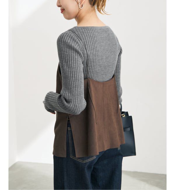 Spick and Span「《予約》リブニットプルオーバー」|ニット・セーター|