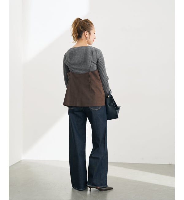 Spick and Span「《予約》リブニットプルオーバー」|ニット・セーター|
