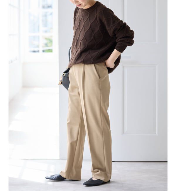 Spick and Span「《予約》2WAYストレッチスリムストレートパンツ」|スラックス|