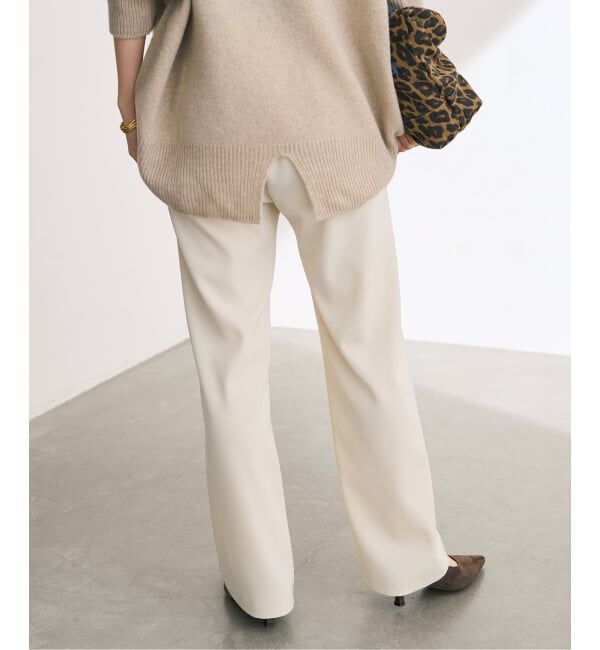 Spick and Span「《予約》ツイルイージーパンツ」|スラックス|