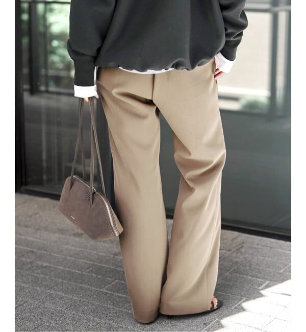 Spick and Span「《予約》ツイルイージーパンツ」|スラックス|