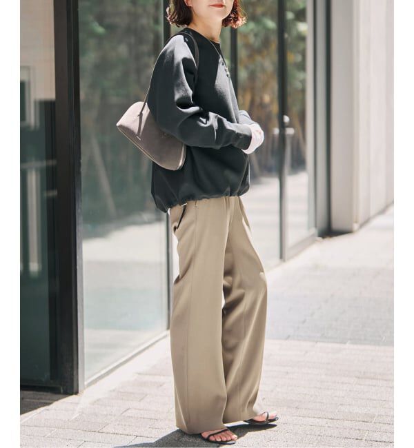 Spick and Span「《予約》ツイルイージーパンツ」|スラックス|