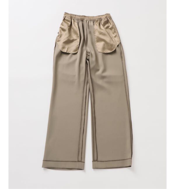 Spick and Span「《予約》ツイルイージーパンツ」|スラックス|