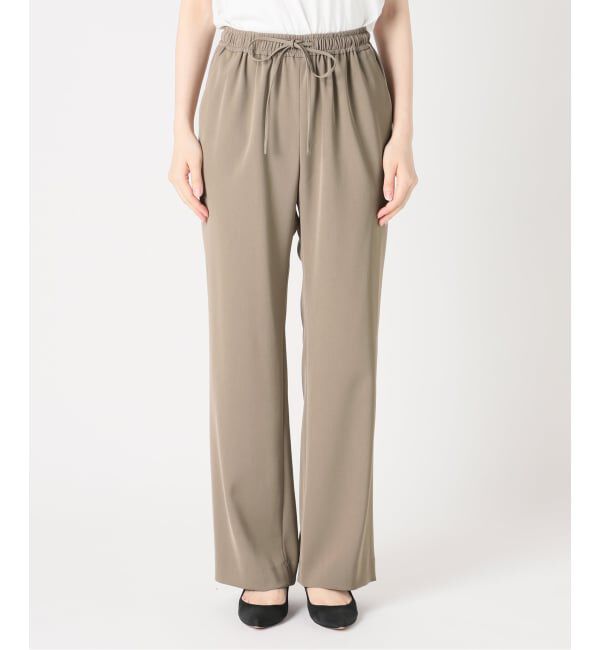 Spick and Span「《予約》ツイルイージーパンツ」|スラックス|