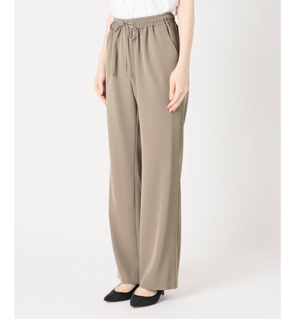 Spick and Span「《予約》ツイルイージーパンツ」|スラックス|