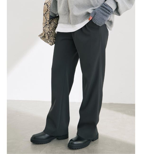 Spick and Span「《予約》ツイルイージーパンツ」|スラックス|