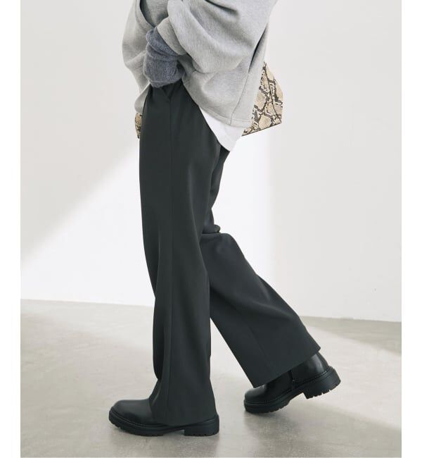 Spick and Span「《予約》ツイルイージーパンツ」|スラックス|