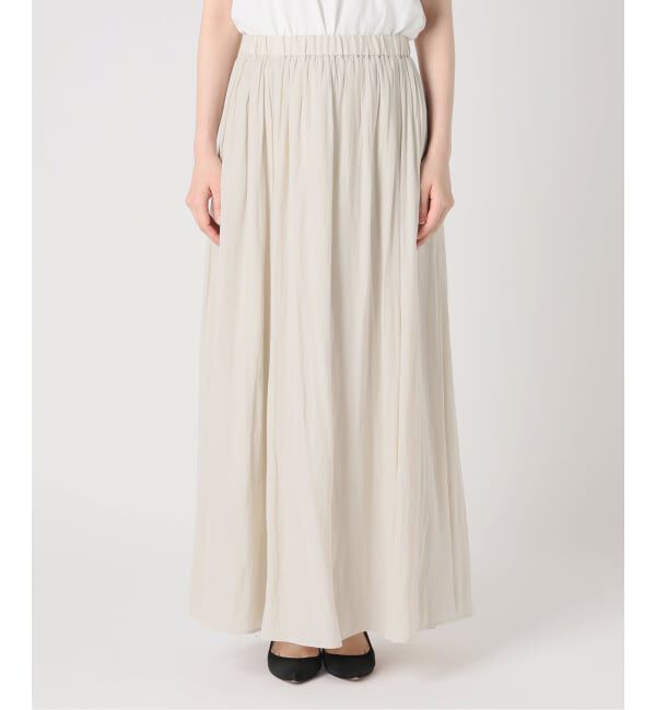 Spick and Span「《予約》シルキークロススカート」|スカート|