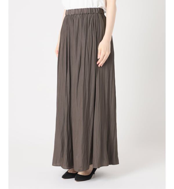 Spick and Span「《予約》シルキークロススカート」|スカート|