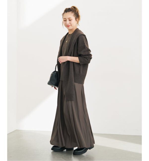 Spick and Span「《予約》シルキークロススカート」|スカート|