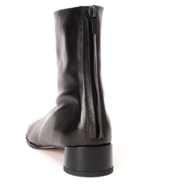 GRISE「《予約/WEB+一部店舗限定》GRISE3cmレザーCURVYショートブーツ」|ショートブーツ|