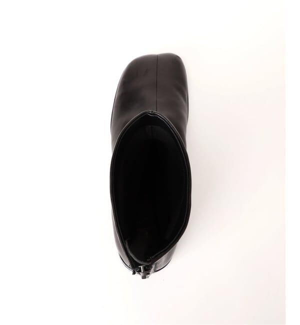 GRISE「《予約/WEB+一部店舗限定》GRISE3cmレザーCURVYショートブーツ」|ショートブーツ|