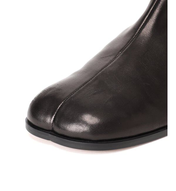 GRISE「《予約/WEB+一部店舗限定》GRISE3cmレザーCURVYショートブーツ」|ショートブーツ|