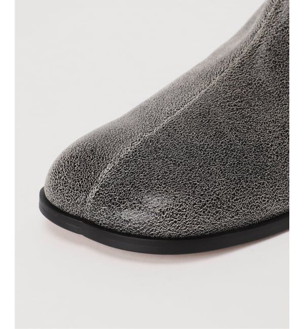 GRISE「《予約/WEB+一部店舗限定》GRISE3cmレザーCURVYショートブーツ」|ショートブーツ|