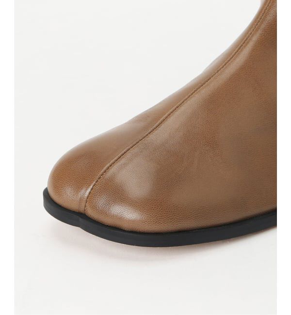 GRISE「《予約/WEB+一部店舗限定》GRISE3cmレザーCURVYショートブーツ」|ショートブーツ|