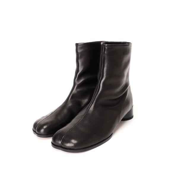 GRISE「《予約/WEB+一部店舗限定》GRISE3cmレザーCURVYショートブーツ」|ショートブーツ|