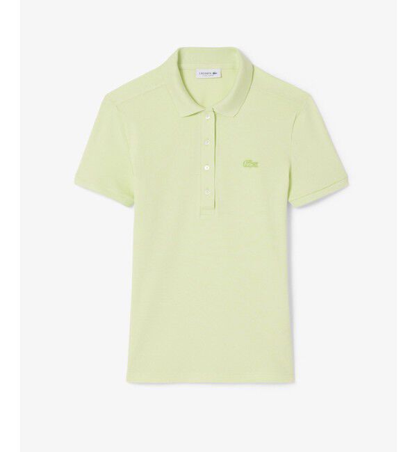 LACOSTE「スリムフィット ストレッチコットンピケポロシャツ（半袖）」|ポロシャツ|
