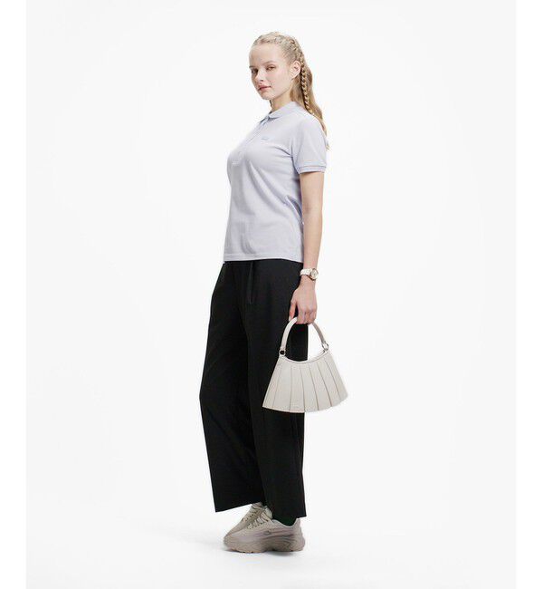 LACOSTE「スリムフィット ストレッチコットンピケポロシャツ（半袖）」|ポロシャツ|