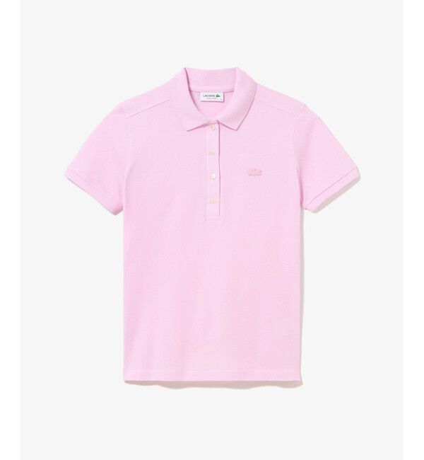 LACOSTE「スリムフィット ストレッチコットンピケポロシャツ（半袖）」|ポロシャツ|