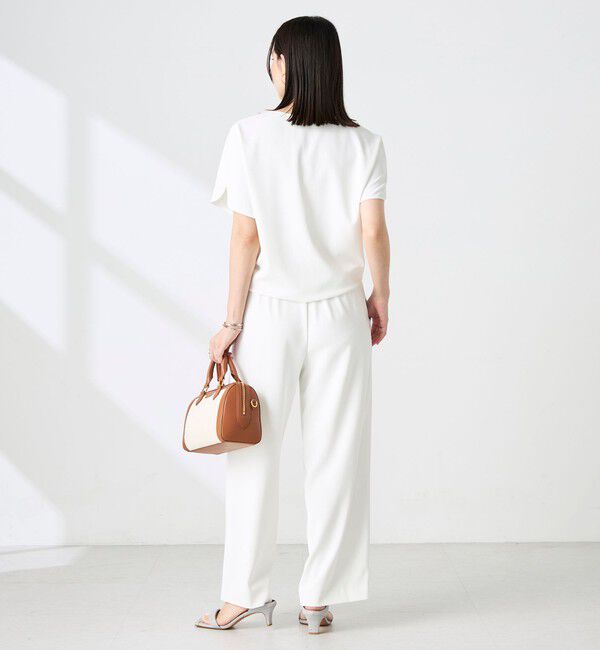 NOLLEY'S sophi「《セットアップ対応》NEW morisachiウォッシャブルツイルケープ風ブラウス」|シャツ・ブラウス|
