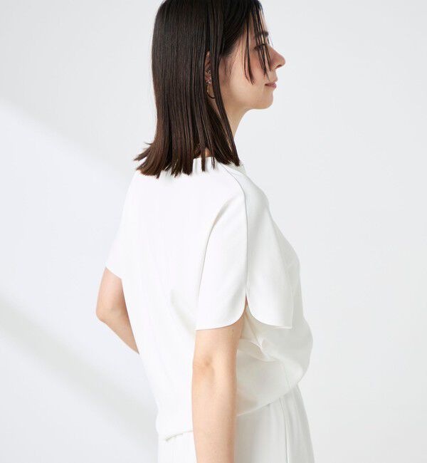 NOLLEY'S sophi「《セットアップ対応》NEW morisachiウォッシャブルツイルケープ風ブラウス」|シャツ・ブラウス|