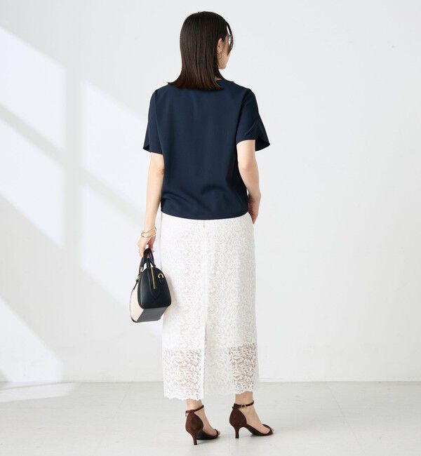 NOLLEY'S sophi「《セットアップ対応》NEW morisachiウォッシャブルツイルケープ風ブラウス」|シャツ・ブラウス|