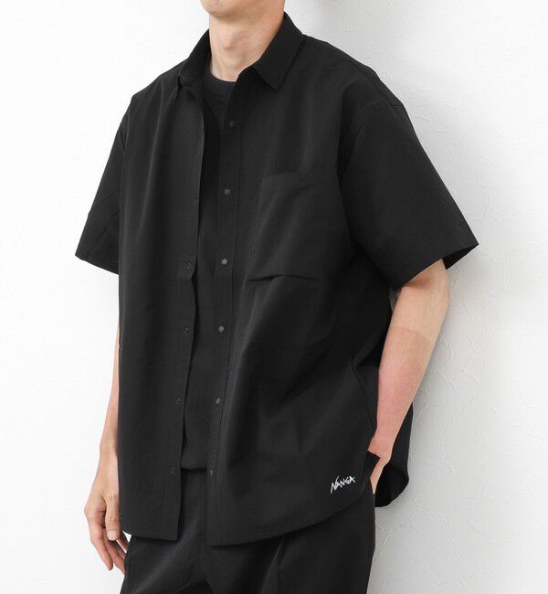 NOLLEY'S goodman「《セットアップ対応》【NANGA】DotAir COMFY S/S SHIRT 26SS 」|シャツ・ブラウス|ブラック