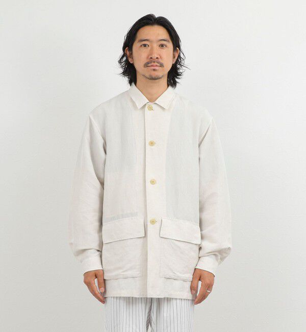 NOLLEY'S goodman「Li/R リネンレーヨン シャツブルゾン 26SS」|ブルゾン・スタジャン|