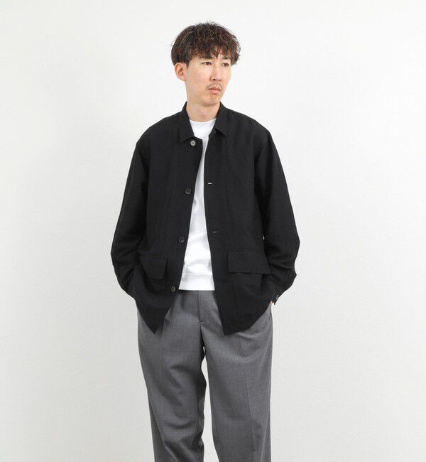 NOLLEY'S goodman「Li/R リネンレーヨン シャツブルゾン 26SS」|ブルゾン・スタジャン|