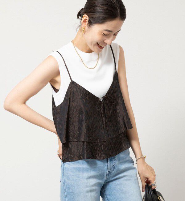 NOLLEY'S sophi「【TICCA/ティッカ】2WAYレオパードビスチェ」|シャツ・ブラウス|