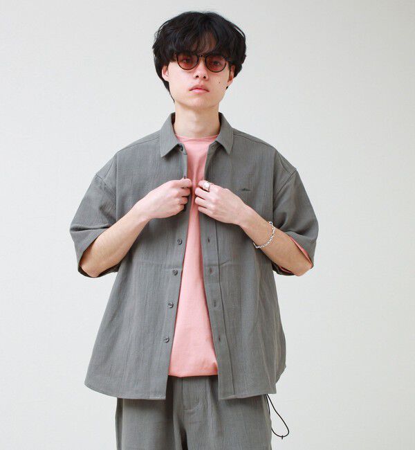 GLOSTER「【JACKPURCELL/ジャックパーセル】コットンパナマ半袖シャツ」|シャツ・ブラウス|
