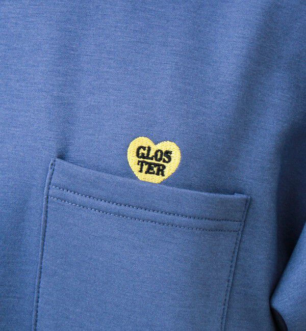 GLOSTER「【ユニセックスで着たい】接触冷感ハート刺繍ポケTEE」|Tシャツ・カットソー|