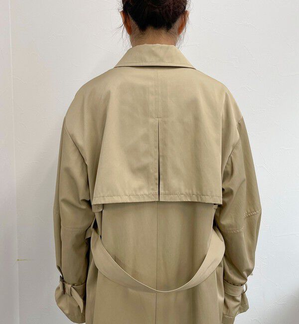fredy emue「【発売のたび即完売】袖ボリュームトレンチコート」|トレンチコート|