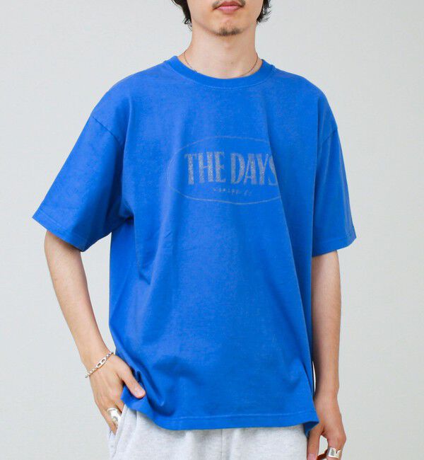 GLOSTER「【THE DAYS/ザ デイ】ORBAL 2 TEE オーバルロゴ Tシャツ リフレクタープリント」|Tシャツ・カットソー|